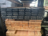 Ca. 35x grenen acoustic design profiel zwart, 22x142mm, lengte 450cm - afbeelding 3 van  3