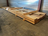 Ca. 35x guyana ipé planken geschaafd country grade, 18x190mm, lengte 1/250cm, 10/300cm, 6/350cm, 10/400cm, 1/450cm, 5/500cm, 2/550cm - afbeelding 3 van  3