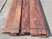 Ca. 35x hardhout plank geschaafd - afbeelding 4 van  4