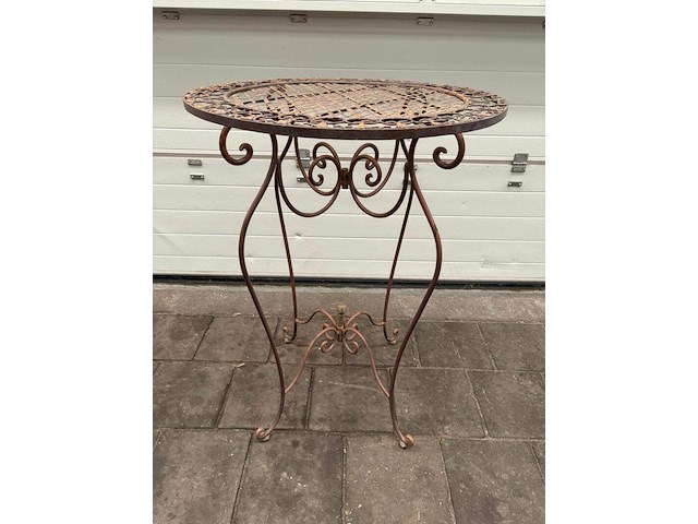 Ca. 35x ijzeren bartafel hoogte 100 cm - afbeelding 1 van  7