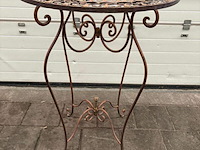 Ca. 35x ijzeren bartafel hoogte 100 cm - afbeelding 1 van  7