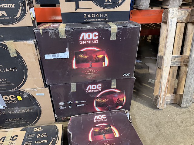 Ca. 35x monitor | te gebruiken voor onderdelen, aoc - afbeelding 6 van  7