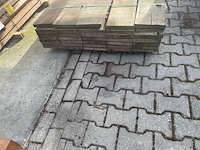 Ca. 35x purple heart planken fijnbezaagd, 25x200mm, lengte 335cm - afbeelding 3 van  3