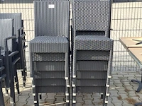 Ca. 35x terrasstoel, zwart - afbeelding 4 van  7