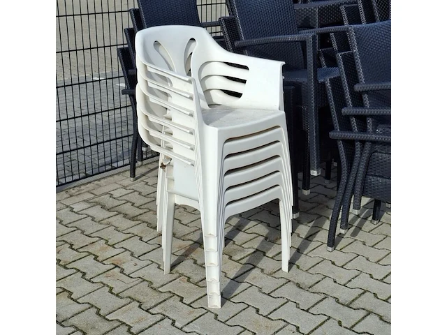 Ca. 35x terrasstoel, zwart - afbeelding 7 van  7