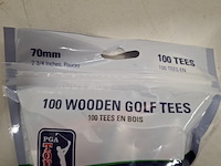 Ca. 35x zak a 100 houten tees pga tour - afbeelding 2 van  2