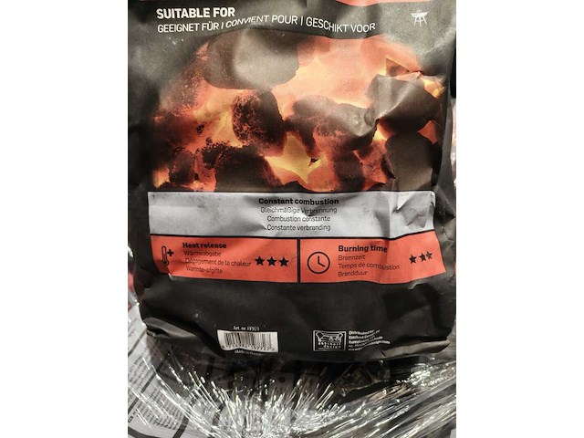 Ca. 35x zakken van 3 kilo briketten fancy flames - afbeelding 4 van  5