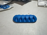 Ca. 360x kabelclip houder siliconen reckba, blauw - afbeelding 3 van  4