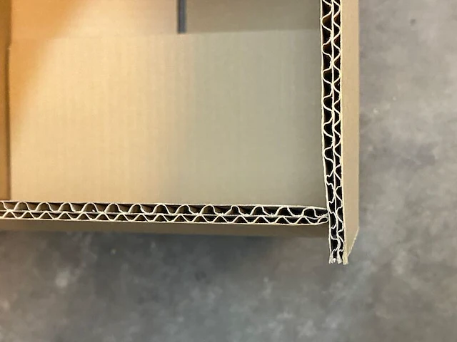 Ca. 360x verzenddozen, dubbelgolf, bruin, 35x27x14cm - afbeelding 3 van  4