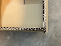 Ca. 360x verzenddozen, dubbelgolf, bruin, 35x27x14cm - afbeelding 3 van  4