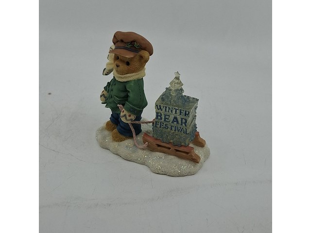 Ca. 36x beeldje, cherished teddies, james - going my way for the holidays - afbeelding 3 van  5