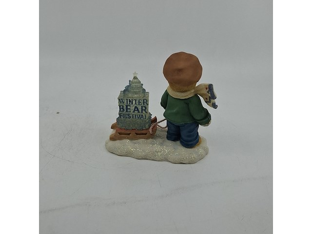 Ca. 36x beeldje, cherished teddies, james - going my way for the holidays - afbeelding 4 van  5