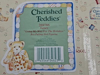 Ca. 36x beeldje, cherished teddies, james - going my way for the holidays - afbeelding 5 van  5