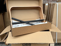 Ca. 36x design kledingrek, kapstok ca. 60x35x11, kos design