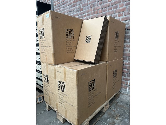 Ca. 36x design kledingrek, kapstok ca. 60x35x11, kos design - afbeelding 3 van  4