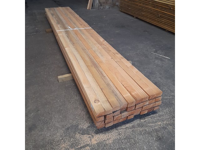 Ca. 36x douglas balk, 5 x 7 x 400 cm - afbeelding 1 van  6