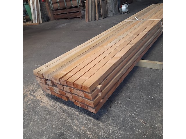 Ca. 36x douglas balk, 5 x 7 x 400 cm - afbeelding 3 van  6