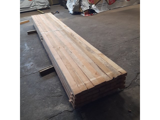 Ca. 36x douglas balk, 5 x 7 x 400 cm - afbeelding 5 van  6