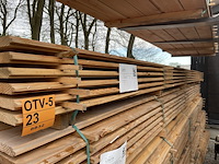 Ca. 36x douglas blokhut profiel, 28x175mm, lengte 500cm - afbeelding 2 van  3