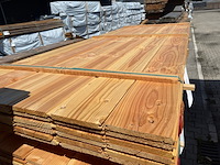 Ca. 36x douglas veer en groef, 18x185mm, lengte 300cm