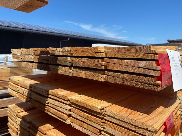 Ca. 36x douglas zweeds rabat, 26x190mm, lengte 300cm - afbeelding 3 van  3