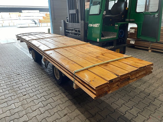 Ca. 36x douglas zweeds rabat, 26x190mm, lengte 500cm - afbeelding 2 van  3