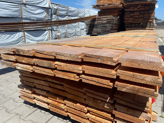 Ca. 36x douglas zweeds rabat, 26x190mm, lengte 500cm - afbeelding 3 van  3