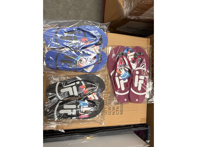 Ca. 36x paar teenslippers - mixpartij - afbeelding 2 van  5