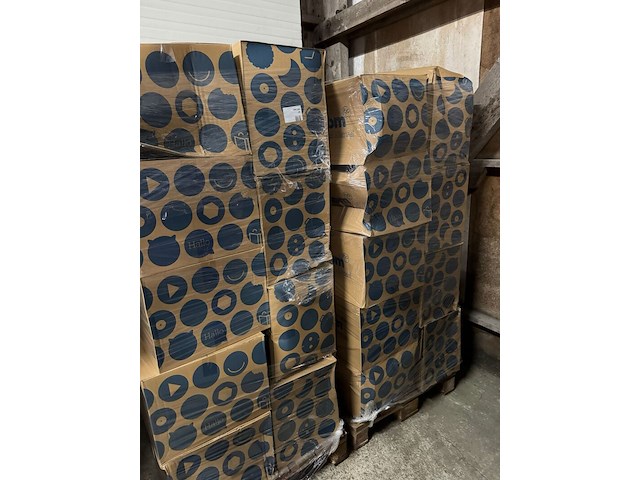 Ca. 36x plantmanden, mica decorations, set van 3, zwart/wit - afbeelding 2 van  2