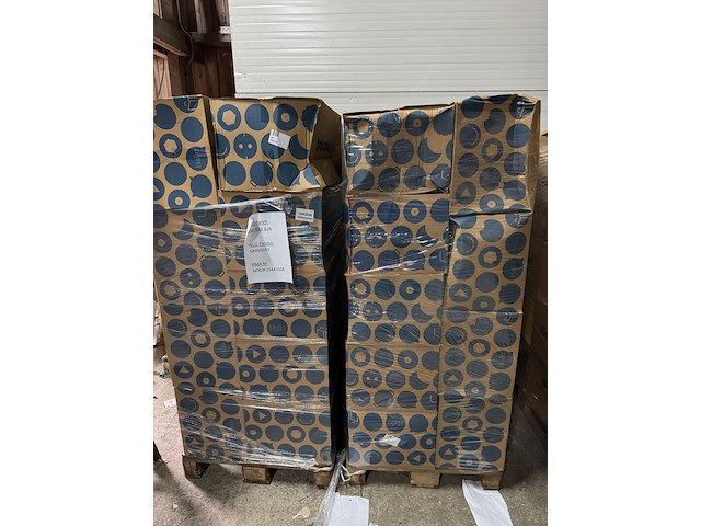 Ca. 36x plantmanden, mica decorations, set van 3, zwart/wit - afbeelding 2 van  2