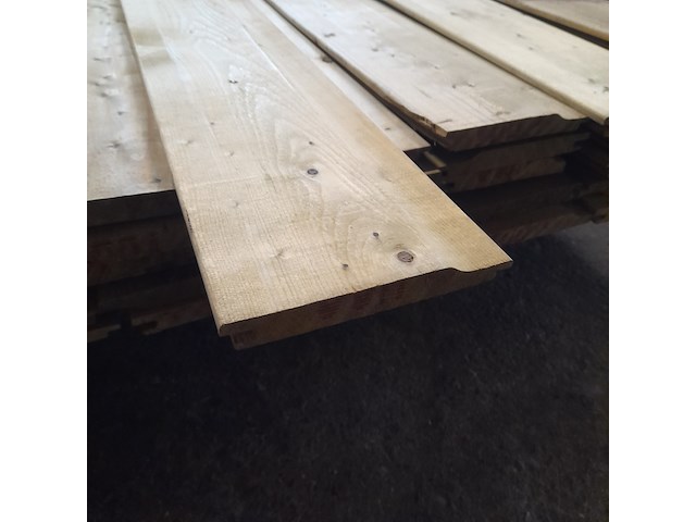 Ca. 36x vuren geïmpregneerde rabatdelen, 1,8 x 14 x 510 cm - afbeelding 5 van  5