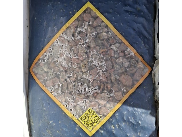 Ca. 36x zak graniet split a 20 kg, gardenlux, rood/grijs - afbeelding 2 van  5