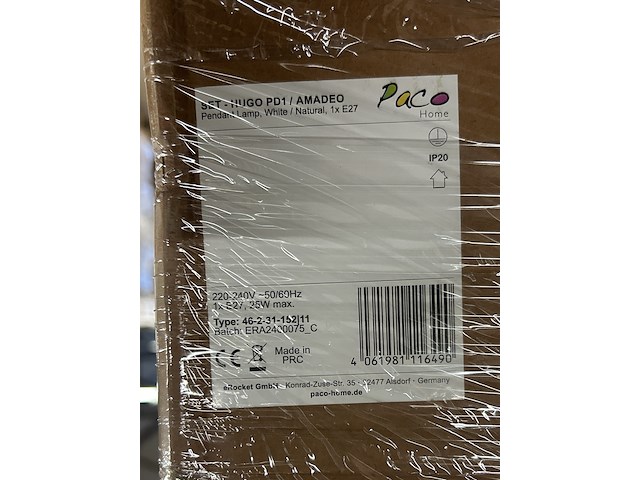 Ca. 37x design verlichting paco home – verkrijgbaar op bol.com en amazon - afbeelding 5 van  7