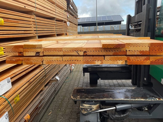 Ca. 37x douglas vlonderplanken, 25x140mm, lengte 400cm - afbeelding 3 van  3