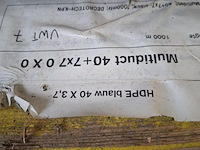 Ca. 37x haspel a 1.000 meter met prefab multiductsysteem voor ondergrondse telecom en glasvezelinfrastructuur, hdpe multiduct 40 / 7x7 - afbeelding 3 van  22