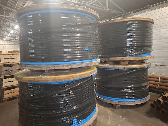 Ca. 37x haspel a 1.000 meter met prefab multiductsysteem voor ondergrondse telecom en glasvezelinfrastructuur, hdpe multiduct 40 / 7x7 - afbeelding 12 van  22