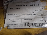 Ca. 37x haspel a 1.000 meter met prefab multiductsysteem voor ondergrondse telecom en glasvezelinfrastructuur, hdpe multiduct 40 / 7x7 - afbeelding 16 van  22