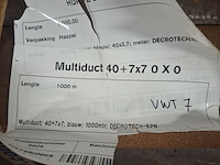 Ca. 37x haspel a 1.000 meter met prefab multiductsysteem voor ondergrondse telecom en glasvezelinfrastructuur, hdpe multiduct 40 / 7x7 - afbeelding 22 van  22