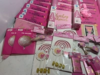 Ca. 38x baby shower meisje versiering - afbeelding 5 van  7