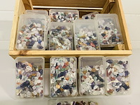 Ca. 38x cassettes met trommelstenen mix split - afbeelding 4 van  4