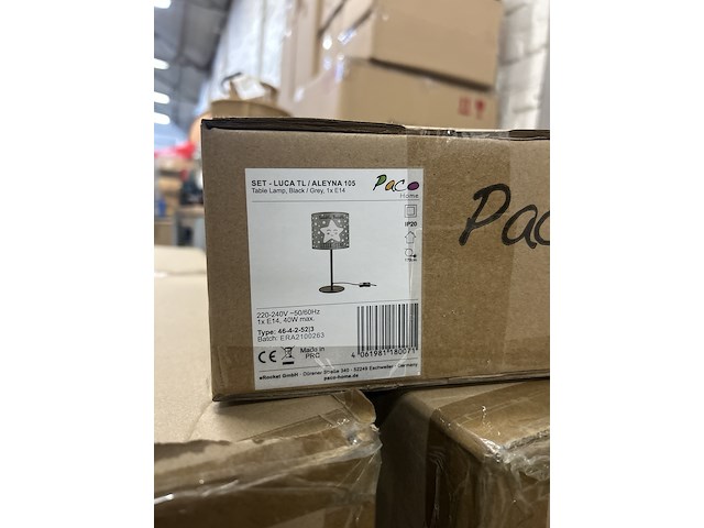 Ca. 38x design lamp paco home – verkrijgbaar op bol.com en amazon - afbeelding 8 van  8