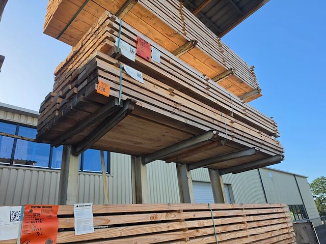 Ca. 38x douglas balken fijnbezaagd, 50x150mm, lengte 400cm - afbeelding 4 van  4