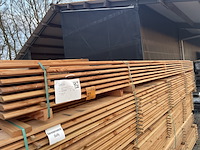 Ca. 38x douglas blokhut profiel, 28x175mm, lengte 500cm - afbeelding 2 van  3