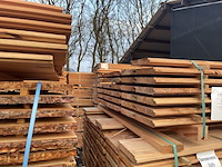 Ca. 38x douglas blokhut profiel, 28x175mm, lengte 500cm - afbeelding 3 van  3