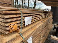 Ca. 38x douglas blokhut profiel, 28x175mm, lengte 500cm - afbeelding 2 van  3