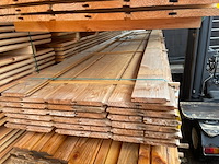 Ca. 38x douglas blokhutprofiel, 28x175mm, lengte 500cm - afbeelding 1 van  3