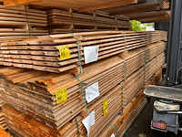 Ca. 38x douglas blokhutprofiel, 28x175mm, lengte 500cm - afbeelding 2 van  3