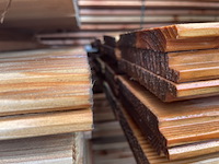 Ca. 38x douglas wisselsponning/halfhoutsrabat, 18x190mm, lengte 400cm - afbeelding 3 van  3