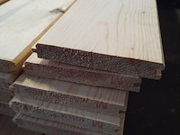 Ca. 38x grenen vloerdeel met mes en groef, 2,1 x 14,7 x 510 cm - afbeelding 7 van  7