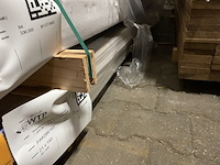 Ca. 38x guyana teak dekdelen gevingerlast, 21x145mm, lengte 400cm - afbeelding 4 van  4